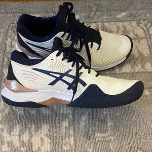 Asics Tennis Shoes navy and pink